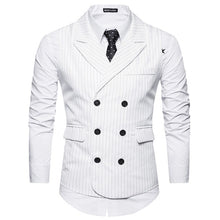Load image into Gallery viewer, Men Brand suit Vests Waistcoat Gilet Homme Casual Sleeveless Formal Business Jacket Mens Slim Fit  Wedding Dress Vests homme
