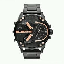 Load image into Gallery viewer, Wristwatch Montre luxe Military Clock Leather Strap 53MM Big dial DZ Stainless steel Watch Men's Sport Quartz Diesels Watch