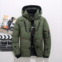 Load image into Gallery viewer, High quality men's winter jacket thick snow parka overcoat white duck down jacket men wind breaker brand Tace &amp; Shark down coat