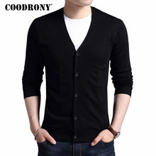 Load image into Gallery viewer, COODRONY Cardigan Men 2019 Autumn Winter Soft Warm Cashmere Wool Sweater Men Pure Color Classic Casual V-Neck Cardigans Top 7402